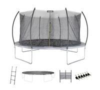 Trampoline 490cm filet intérieur avec pack d'accessoires jupiter inner xxl gris TU