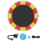 Trampoline Aquatique Gonflable De-Duoku-17 Pieds-Plate-Forme De Natation-Jouet De Rebond Pour Piscine Et Lac-Matériau Pvc Durable