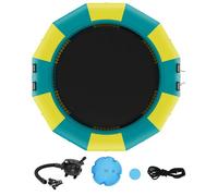 Trampoline Aquatique Gonflable De-Duoku-3 Pieds-Plate-Forme De Natation-Divertissement Flottant En Plein Air-Matériau Pvc Durable
