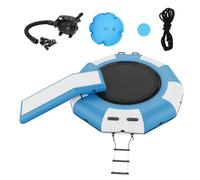 Trampoline aquatique gonflable - VEVOR - 3100x600 mm avec Toboggan et Échelle Piscine Lac Portable,pour Enfants