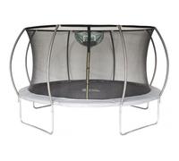 Trampoline avec filet intérieur ""jumper"" - Ø 4,25 m - Gris