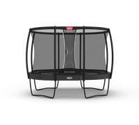 Trampoline BERG Champion + Filet séc. Regular Ovale 350x250 Gris anthr.