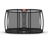 Trampoline BERG Champion InGround + Filet séc. Ovale 350x250 Gris anthr.