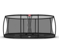 Trampoline BERG Champion InGround + Filet séc. Ovale 520x345 Gris anthr.