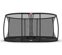 Trampoline BERG Elite + Filet de sécurité InGround Ovale Gr. anthr. 520x345