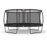 Trampoline BERG Elite + Filet de sécurité Regular Ovale Gr. anthr. 520x345