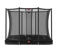 Trampoline - BERG - Ultim Favorit - 280 cm - Noir - Avec filet de sécurité Comfort