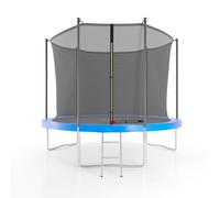 Jump4fun Trampoline de jardin ø 305 cm (10FT) filet intérieur bleu