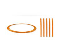 Accessoires Trampoline Pack Relooking Trampoline 12ft - 366cm - 5 Perches - Orange