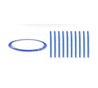 Accessoires Trampoline Pack Relooking Trampoline 12ft - 366cm - 10 Perches - Bleu