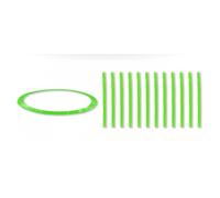 Accessoires Trampoline Pack Relooking Trampoline 14ft - 427cm - 12 Perches - Vert Pomme