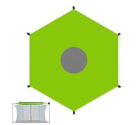 Trampoline Cover, Sunshade Roof, Waterproof UV Tarp, Protective Canopy Shelter for Outdoor Sports, Backyard Jumping, Birthday, Picnic, Pool, Camping, Recreation