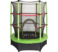 Trampoline CROSS avec filet, vert-noir, 140x140x160cm