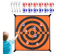 Trampoline Dart Board Game,Fun Interactive Universal Adhesive Toys | Kids Trampoline Accessories - for Home Indoor Outdoor Garden Park Wall Party Birthday Training Club Competition