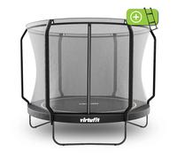 Trampoline de fitness avec filet de sécurité VirtuFit Premium Noir 305x305x245 cm