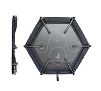 Trampoline de fitness Hammer Cross Jump Noir 120x130x140 cm