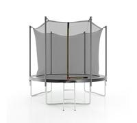 Trampoline De Jardin Ø244 Cm- 8ft- Filet Intérieur, Matelas De Protection Et Echelle