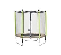 Kangui - Trampoline De Jardin 244 Cm + Filet De Sécurité Jumpi Taupe/Vert 250