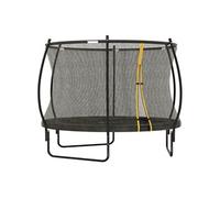 SPORTNOW Trampoline de Jardin, Ø 305 cm, Trampoline extérieur, avec Filet de sécurité, Pieds en Forme de U, 54 Ressorts à Haute Tension, Noir