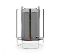 Trampoline de Jardin Cocon ø 150cm - 5FT - Filet intérieur, Matelas de Protection - Noir