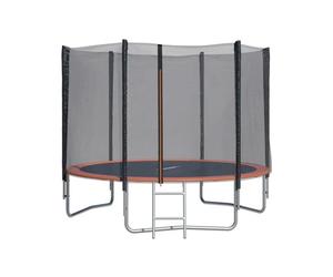Trampoline de Jardin D305 cm Aléo by Trigano avec Filet de Sécurité et Échelle - 100 kg