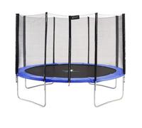 Trampoline de jardin - KANGUI - Ø430cm - Filet de sécurité - Couleur Bleu