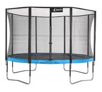 Kangui - Trampoline De Jardin Rond 430 Cm + Filet De Sécurité Punchi Bleu 430