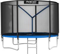 Trampoline de jardin - JANSHOP - 183 cm - Filet de sécurité - Échelle incluse - Acier galvanisé