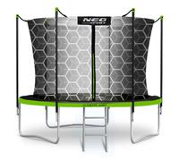Trampoline de jardin Neo-Sport de 312 cm (10 pi) avec filet intérieur et échelle