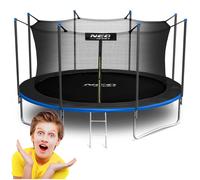 Trampoline de jardin Neo-Sport de 465 cm (15 pi) avec filet intérieur et échelle