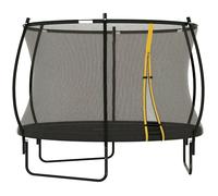 SPORTNOW Trampoline de Jardin, Ø 305 cm, Trampoline extérieur, avec Filet de sécurité, Pieds en Forme de U, 54 Ressorts à Haute Tension, Noir