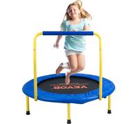 Trampoline de jardin VEVOR 810x920x920 mm, Trampoline pliable Mini 60 kg Trampoline de fitness, Trampoline pour enfants, Trampoline pour petits enfants bleu Intérieur/extérieur/jardin/intérieur