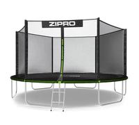 Trampoline De Jardin Zipro Jump Pro Avec Filet De Sécurité, Filet À Chaussures Et Échelle 14ft 435 Cm