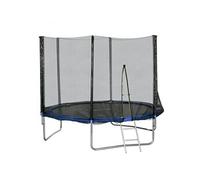 SPORTNOW Trampoline Exterieur Enfant, Trampoline Ø 305cm pour Enfants avec Filet de sécurité, poteaux rembourrés et échelle,