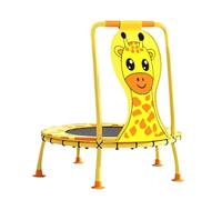 Trampoline D'intérieur - Planche De Trampoline pour | Mini Trampolines, Équipement D'entraînement De Jouet À Motif De Girafe De 40 Pouces avec Poignée en Mousse, Trampolines De d'une Ca