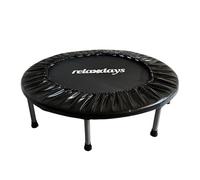 Trampoline d'intérieur Relaxdays, Ø 95 cm, Mini-Trampoline Pliable, Charge Max. 100 kg, Sport & Fitness, Noir