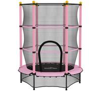 Trampoline Enfant 1 Rose 40 90H m Filet de sécurité 140 cm HOMCOM