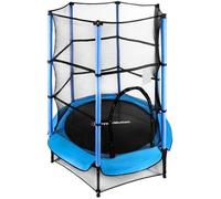 Trampoline Enfant 3-6 ans - HyperMotion - Ø 140cm Hauteur 162cm - Filet de protection Ouverture Zippée- Ressort- Extérieur Intérieur