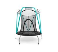 Trampoline enfant - Zippée - Ø 137 cm - Filet de sécurité - Acier galvanisé - 3-8 ans