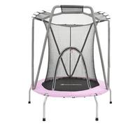 HyperMotion Trampoline Enfant 137cm avec Filet de Sécurité - 3-8 Ans (usqu'à 25 kg) - Maison et Jardin
