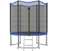 Trampoline Enfant Complet Dia. 1,83 M - Couvre-Ressorts, Filet Sécurité, Échelle Inclus