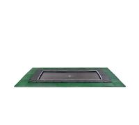 Trampoline Enterré Au Ras Du Sol Rectangulaire 275x458cm Avec Dalles Noir TU