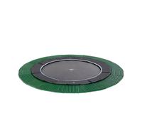 Trampoline Enterré Au Ras Du Sol Rond Ø366cm Avec Dalles De Sécurité Noir TU