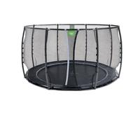 Trampoline Enterré Au Ras Du Sol Rond Ø366cm Avec Filet Noir TU