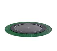 Trampoline Enterré Au Ras Du Sol Rond Ø427cm Avec Dalles De Sécurité Noir TU