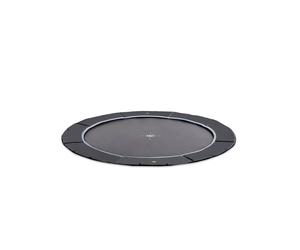 Trampoline Enterré Au Ras Du Sol Rond Ø427cm Avec Filet Noir TU
