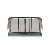 Trampoline enterré - EXIT TOYS - Allure Premium - 214x366cm - Vert - FPS - Filet de sécurité