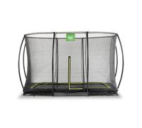 Trampoline Enterré Rectangulaire 214x305cm Avec Filet Noir TU