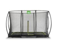Trampoline Enterré Rectangulaire 244x366cm Avec Filet Noir TU
