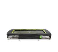 Trampoline Enterré Rectangulaire Pour Sauts Sportifs Et Intégration Discrète Au Jardin Noir TU